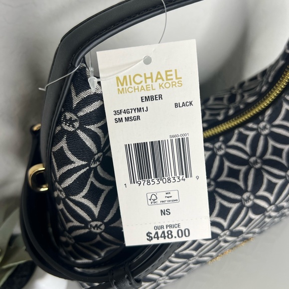 Michael Kors Ember Small Messenger Crossbody & Matching Card Case Wallet NWT - Picture 8 of 8